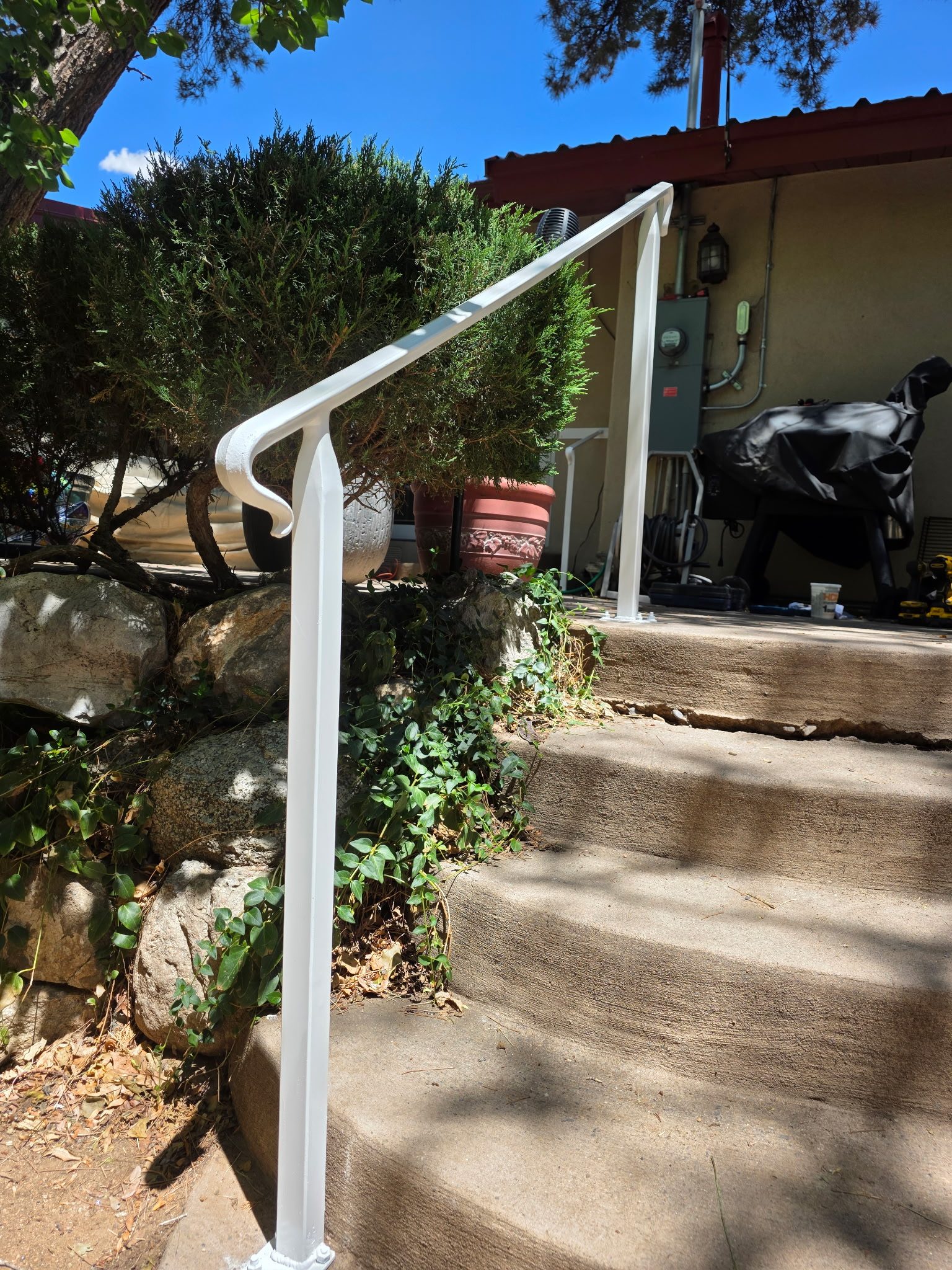 Custom White Handrail